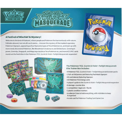 Pokemon Trading Card Game: Twilight Masquerade Elite Trainer Box