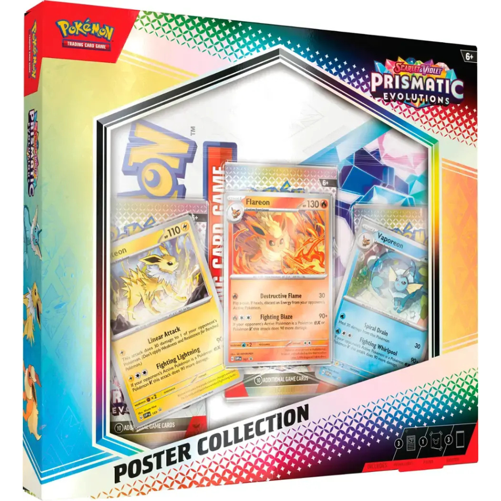 (PREORDER) Pokemon Trading Card Game Prismatic Evolutions Poster Collection