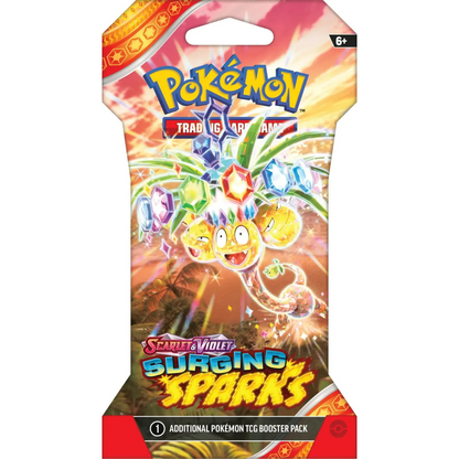 Pokémon - Trading Card Game: Scarlet & Violet - Surging Sparks Sleeved Booster - Styles May Vary